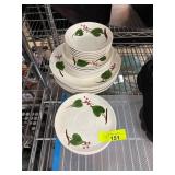 Stanhome Hand-Painted Ceramic Dinnerware Set