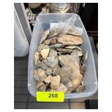 Rough Stone and Rock Fragments Flints