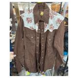 Vintage Chute #1 Western Shirt with Floral Yoke