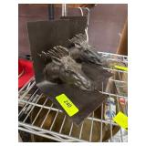 Cast Iron Horse Head Bookends