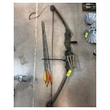 Bear Compound Bow with Arrows