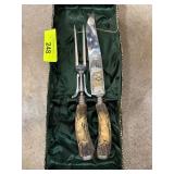 Hubertus Solingen Carving Set in Original Box