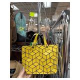 Patrizia Luca Yellow Geometric Handbag