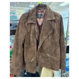 Dennis by Dennis Basso Brown Suede Jacket