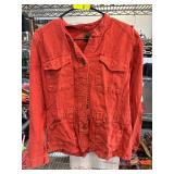Lucky Brand Womenï¿½s Red Utility Jacket
