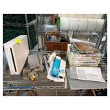 Nintendo Wii Console With Controllers and Game Bun