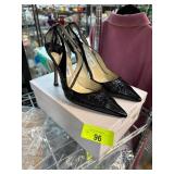 Jimmy Choo Black Patent Leather Heels Size 40