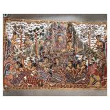 Traditional Balinese Painting on Fabric with Mytho