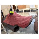 Vintage Childï¿½s Western Saddle with Red Covering