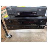 JVC VCR and Denon AVR-2800 Receiver Bundle