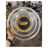 Chevrolet Metal Hubcap With Bowtie Emblem