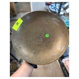 Engraved Brass Bowl Marked ï¿½Made in Chinaï¿½