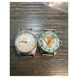 Non-Functioning Watch Faces: Snow White and Barbie