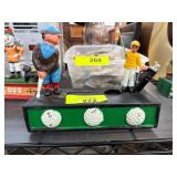 Cast Iron Golfer Mechanical Coin Bank