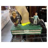 Arcade Cast Iron Golf Toy with Figures and Base