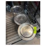 3 A.S. Gonzalez Sterling Silver Plates 616g