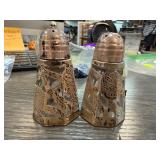 Sterling Silver MG Mexico Salt and Pepper Shakers