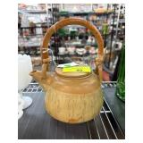 John Dennison Stoneware Teapot with Bamboo Handle