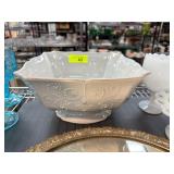 Lenox French Perle White Scalloped Serving Bowl