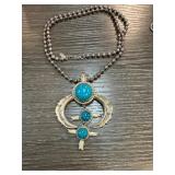 Faux Squash Blossom Necklace