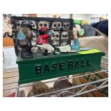 Cast Iron Baseball Mechanical Bank