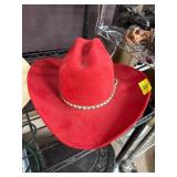 Summit Hat Co. Red Western Hat, Size 7