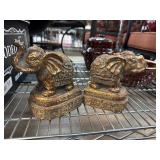 Decorative Golden Elephant Statues