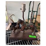 Gilbert Products Horse Figurine Lamp Base