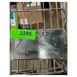 Silver-Plated Gibraltar Scene Cigarette Case