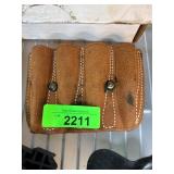 Brown Leather Multi-Pouch Tool Holder