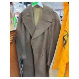 U.S. Military Wool Overcoat Size 38S