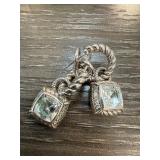 Judith Ripka Sterling Silver Drop Earrings