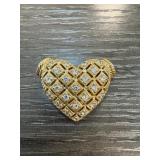 Judith Ripka Sterling Silver Heart Pendant