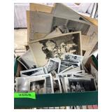 Black-and-White Photographs in Cardboard Box