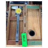 NSK DC-6 Vernier Caliper with Wooden Case