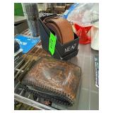 Leather Wallet and NEAT Belt Set