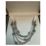 Judith Ripka Sterling Silver Multi-Strand Necklace