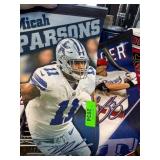 Micah Parsons and Corey Seager Pennants and Poster