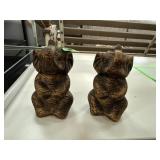 Pair Ceramic Elephant Figurines