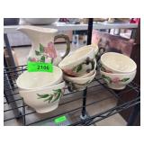 Franciscan Desert Rose China Pitcher/ 9 Cups