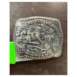 1985 Hesston National Finals Rodeo Belt Buckle