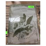 United States Army Embossed Metal Wall Plaque