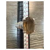 Judith Ripka Sterling Silver Ring with Gemstone
