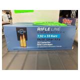7.92ï¿½33 Kurz Rifle Line Ammunition, 20 Rounds