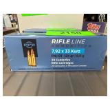 7.92 x 33 Kurz Rifle Ammunition, 20 Rounds