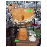 Handcrafted Wooden Djembe Drum with Rope Tuning