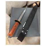 Japanese Sword, Brown Handle Black Cover