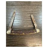 Vintage Multi-Blade Knife with Worn Blades