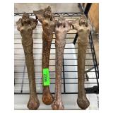 Four Cast Iron Female Form Architectural Pieces