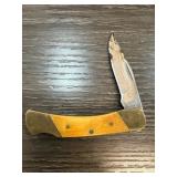 Flying Falcon Folding Pocket Knife with Brass and